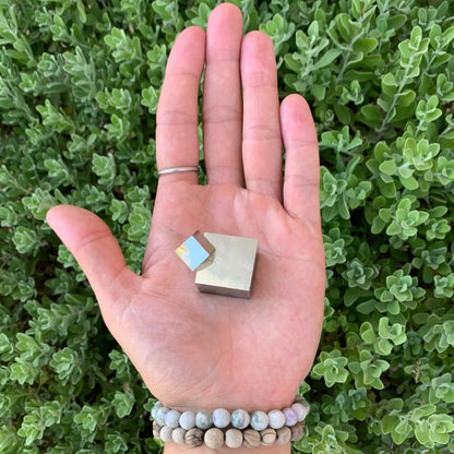 Natural Navajun Pyrite Crystal Cubes - 1" to 1.5"