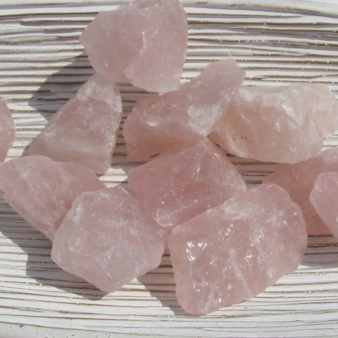 Rose Quartz Rough Raw Tumbled Stones 1.5-2 Inch Chunks