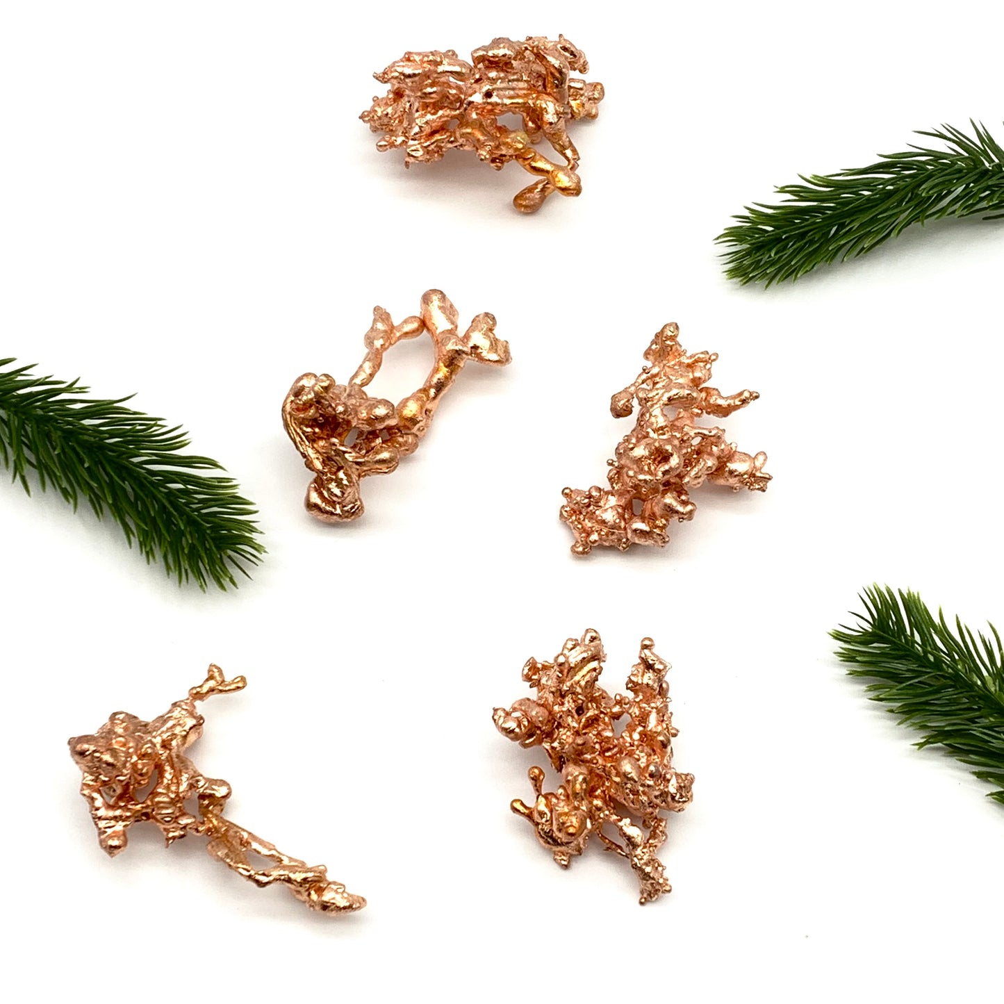 Sculptured Copper - Size 2 -3 inches