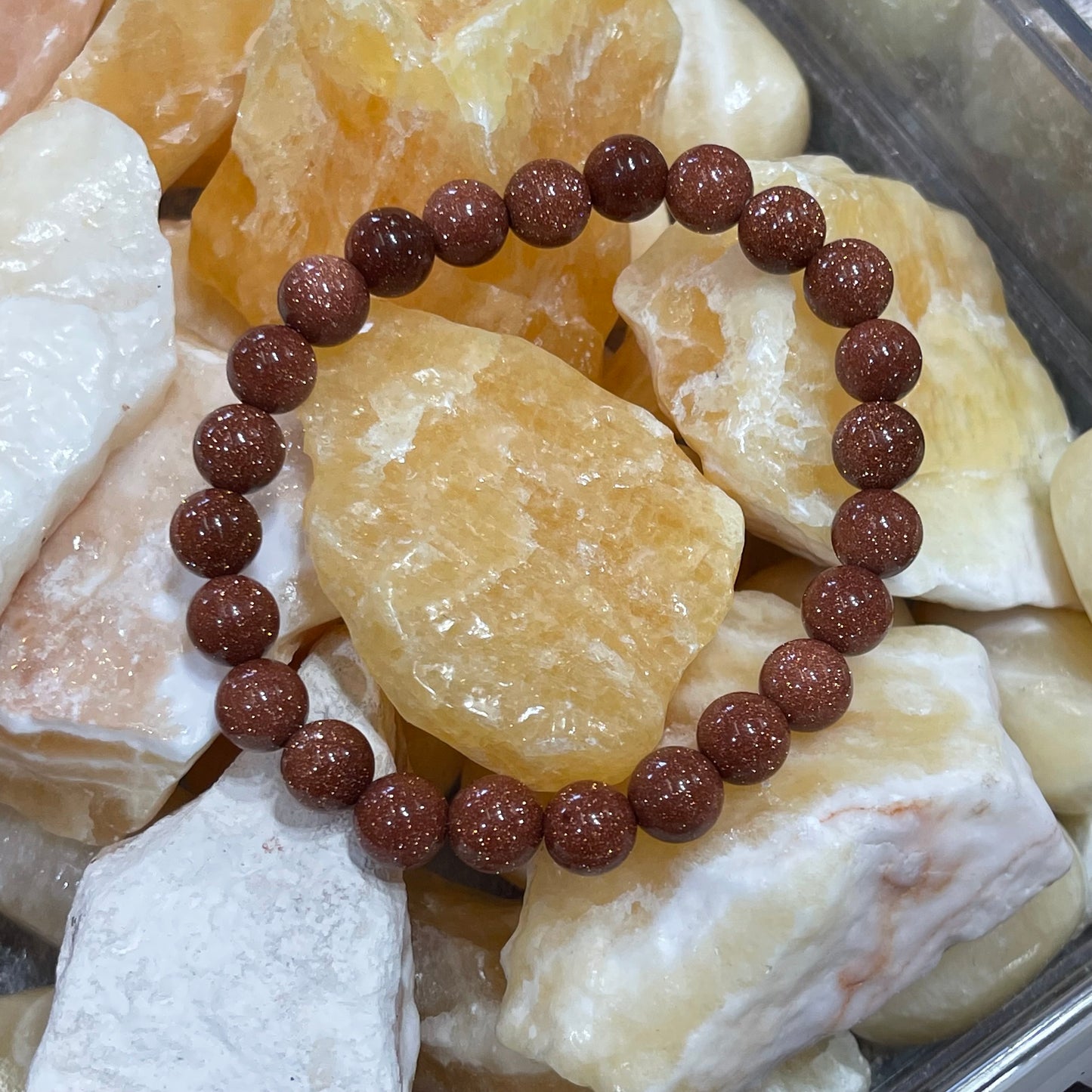 Goldstone Energy Bracelet - 8MM Size Beads