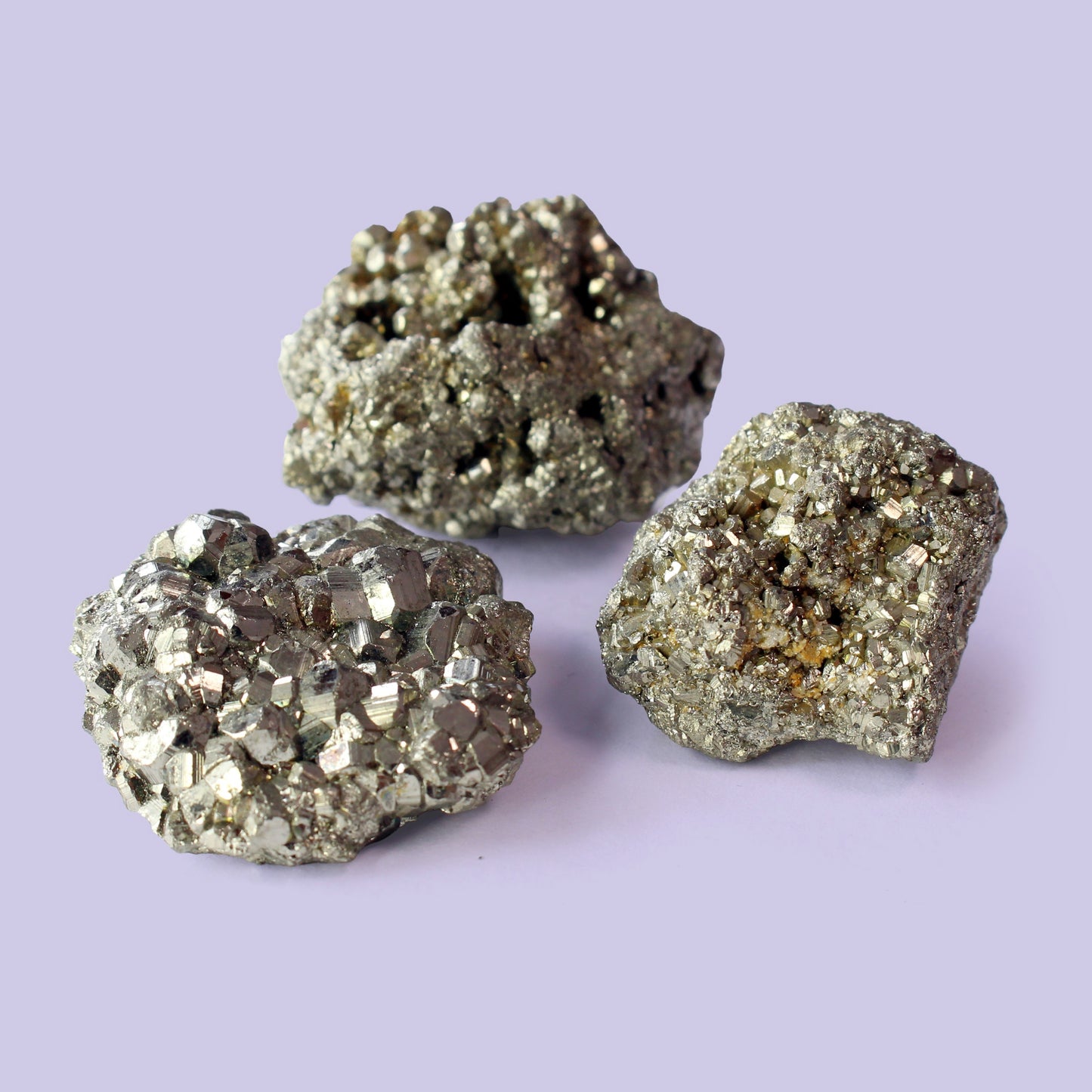 Rough Pyrite - Palm Clusters From Peru