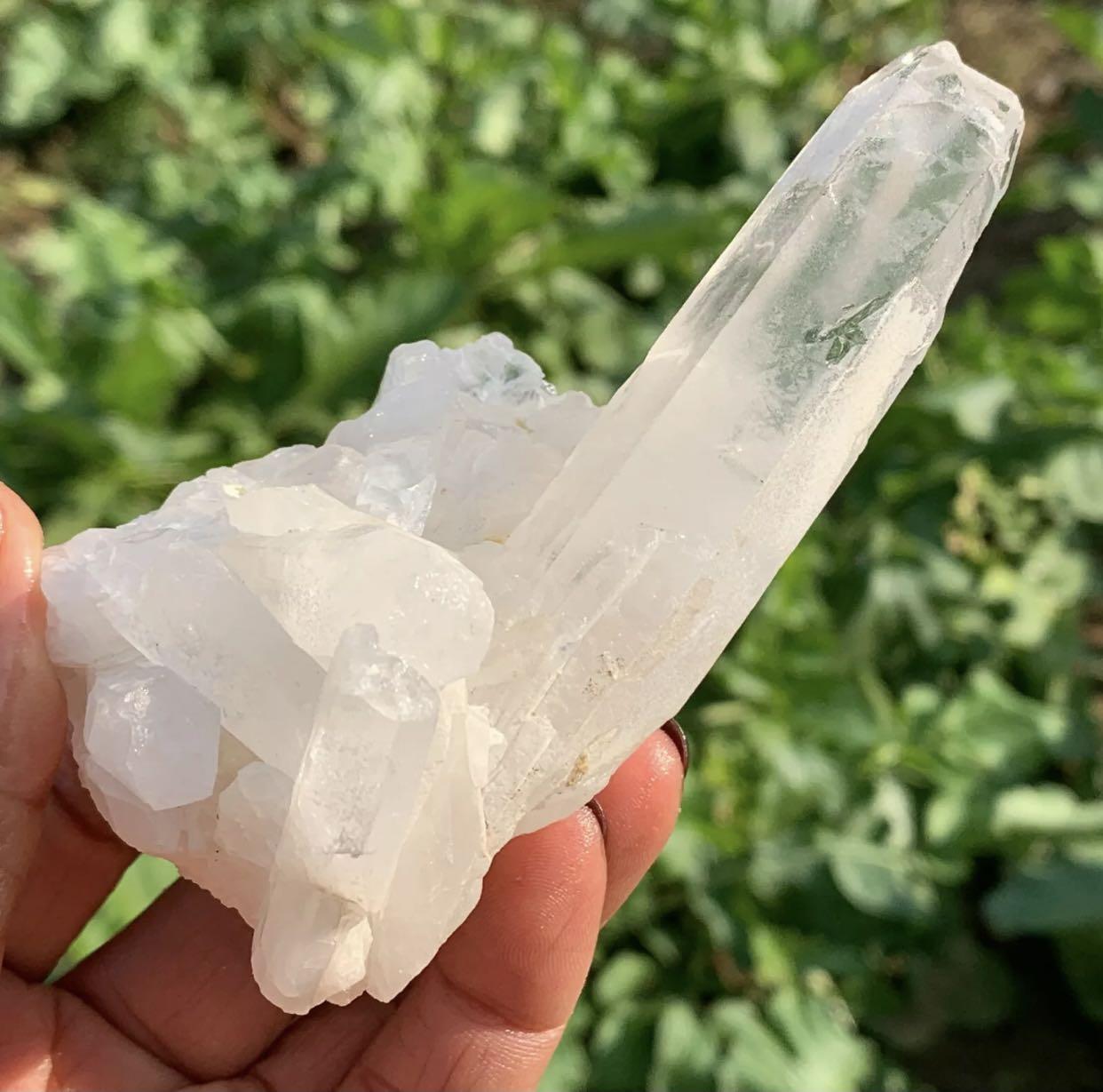 Rare White Quartz Cluster 2"- 6" Wide