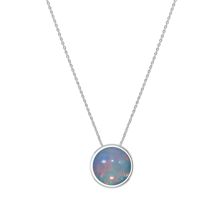 A+ Quality Ethiopian Fire Opal Necklace Stones Crystal Shop