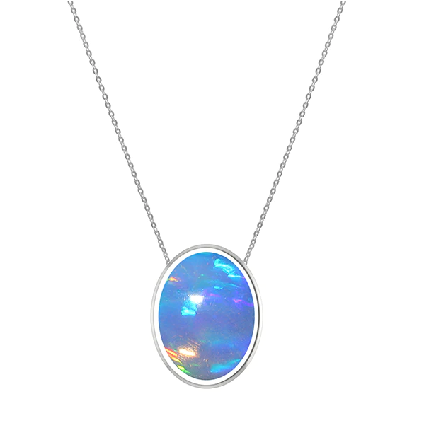A+ Quality Ethiopian Fire Opal Necklace Stones Crystal Shop