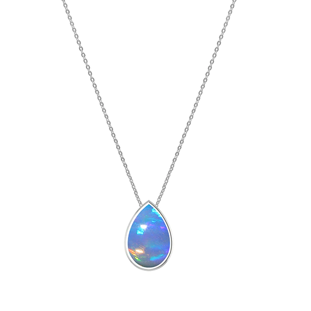 Opal necklace 925 buy sliver