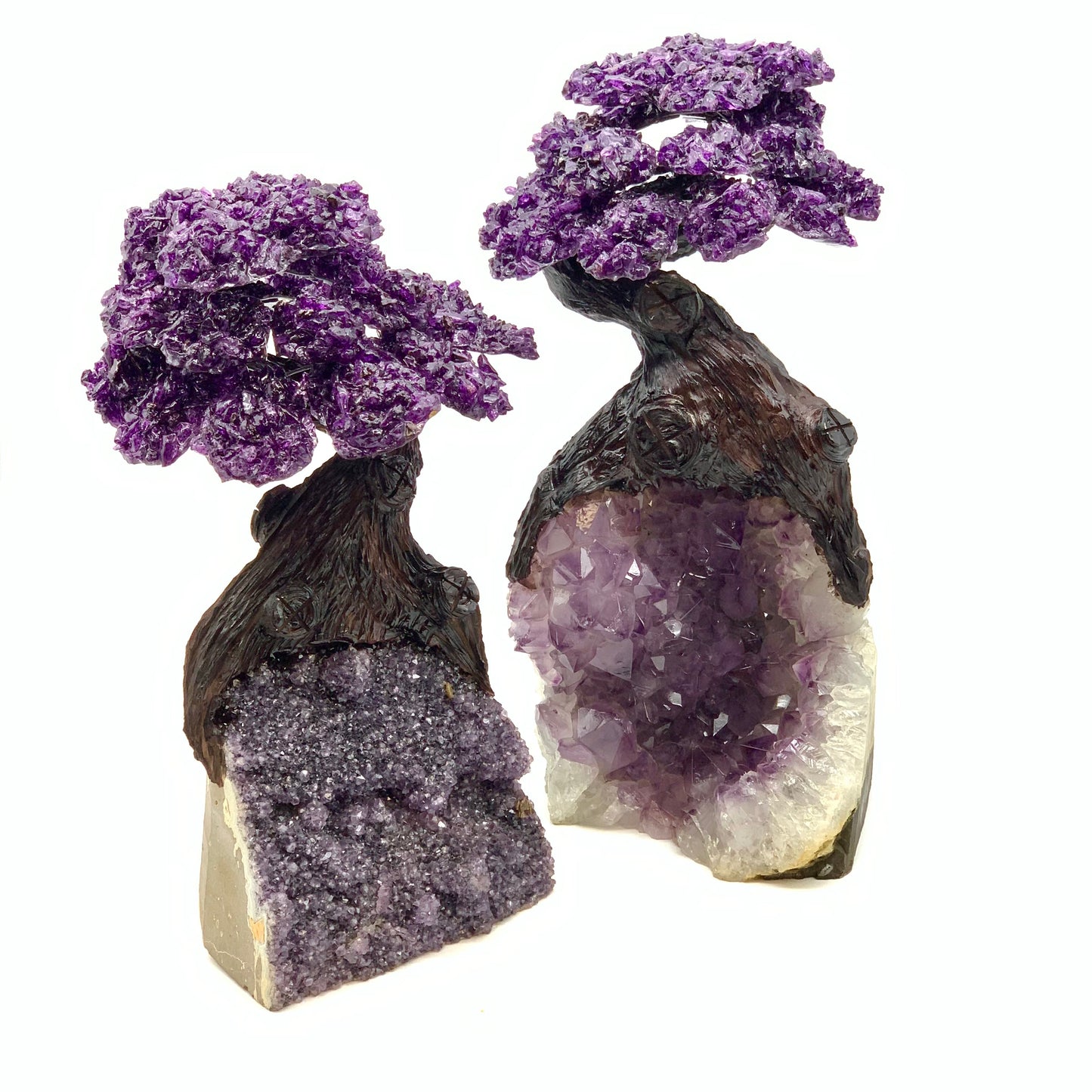Handmade Natural Amethyst Cluster Tree - Available in 3 Sizes