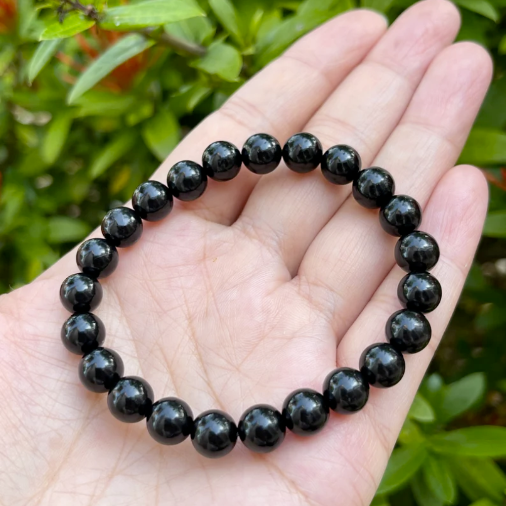 Black Obsidian Bracelet Stones Crystal Shop