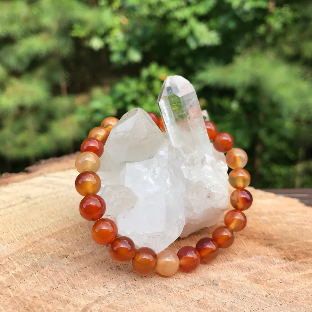 Carnelian Bracelet Stones Crystal Shop