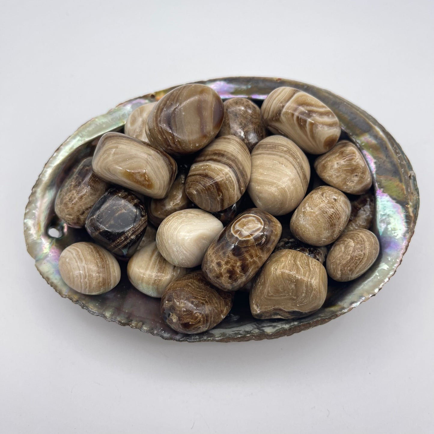 Chocolate Calcite Tumbled Stone Stones Crystal Shop