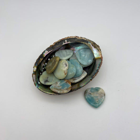 Heart Shaped Worry Stones - Amazonite (Draft for Bandar's review) Stones Crystal Shop