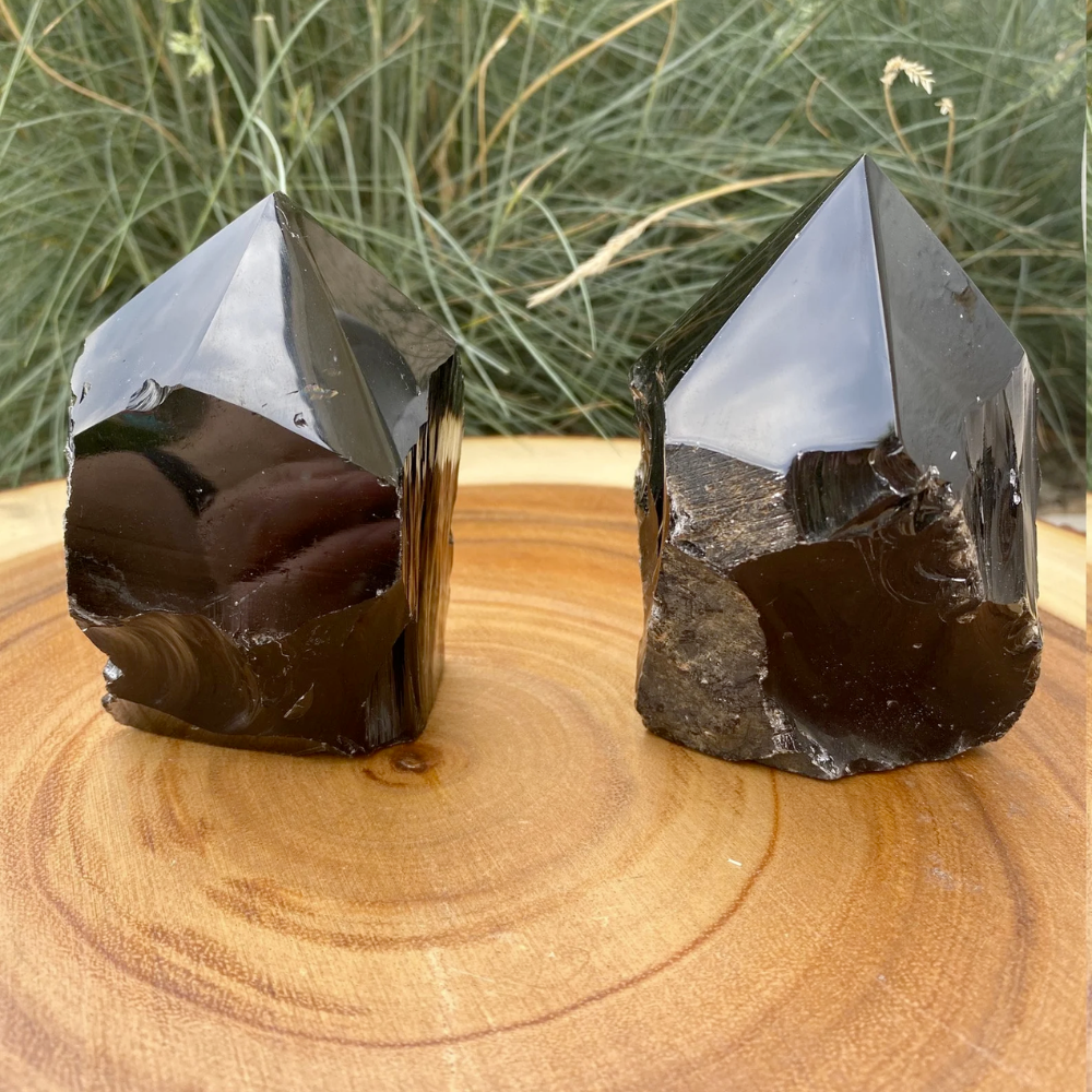 Large Obsidian Raw Natural Towers Stones Crystal Shop