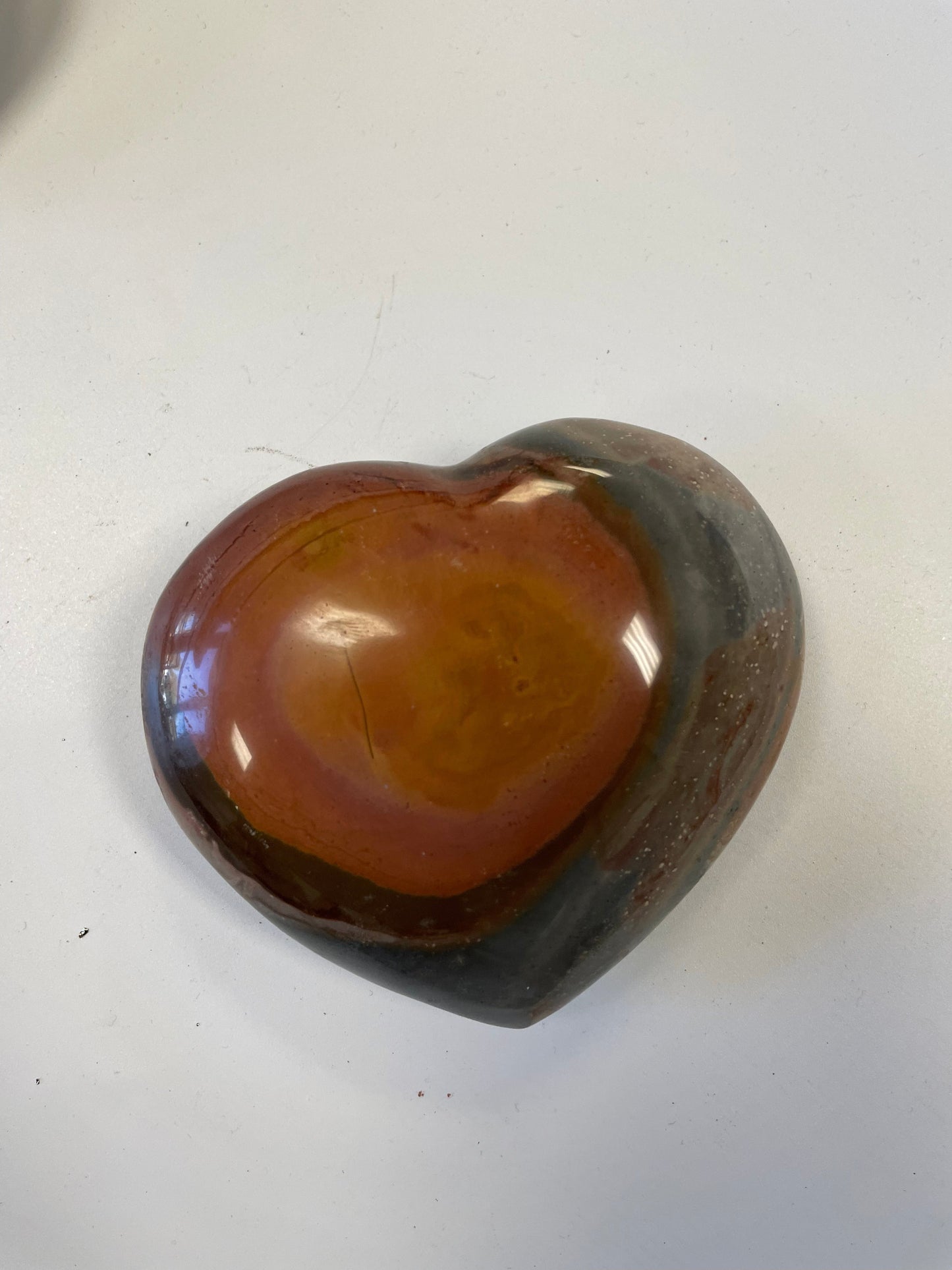 Polychrome Ocean Jasper Heart Stones Crystal Shop