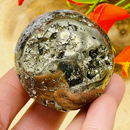Pyrite Sphere Stones Crystal Shop