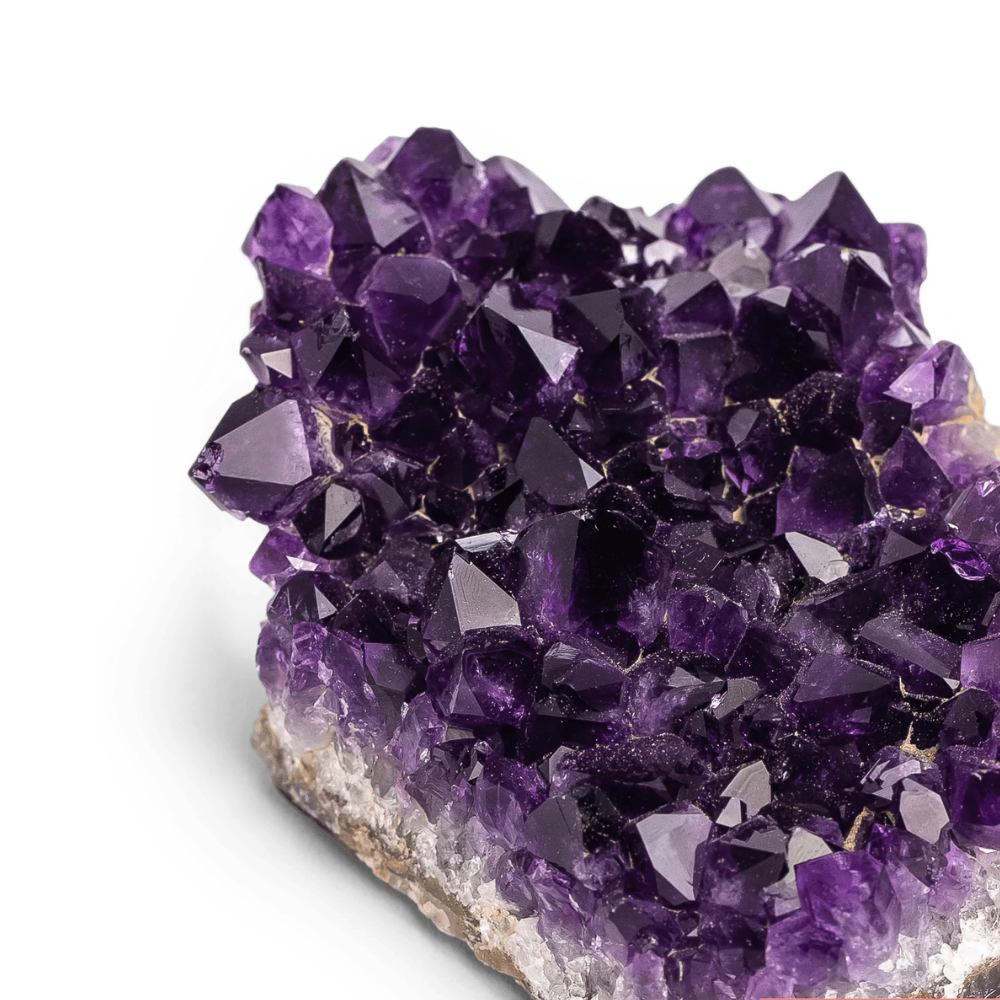 Raw Amethyst Crystal Clusters - Deep Purple Amethyst - Genuine Rough Uruguayan Geode Stones Crystal Shop