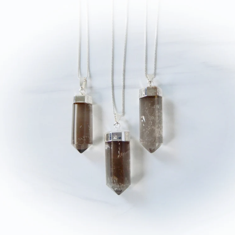 Smoky Quartz Necklace Stones Crystal Shop
