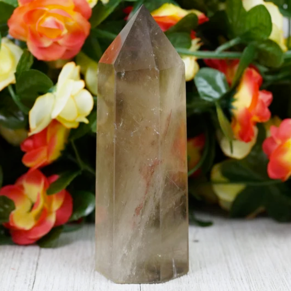 Smoky Quartz Towers - Hand Size Stones Crystal Shop