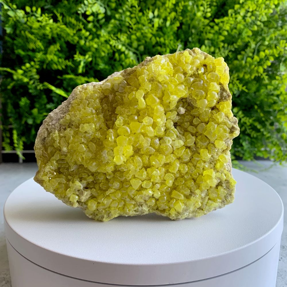 Sulfur Cluster CHECK Stones Crystal Shop