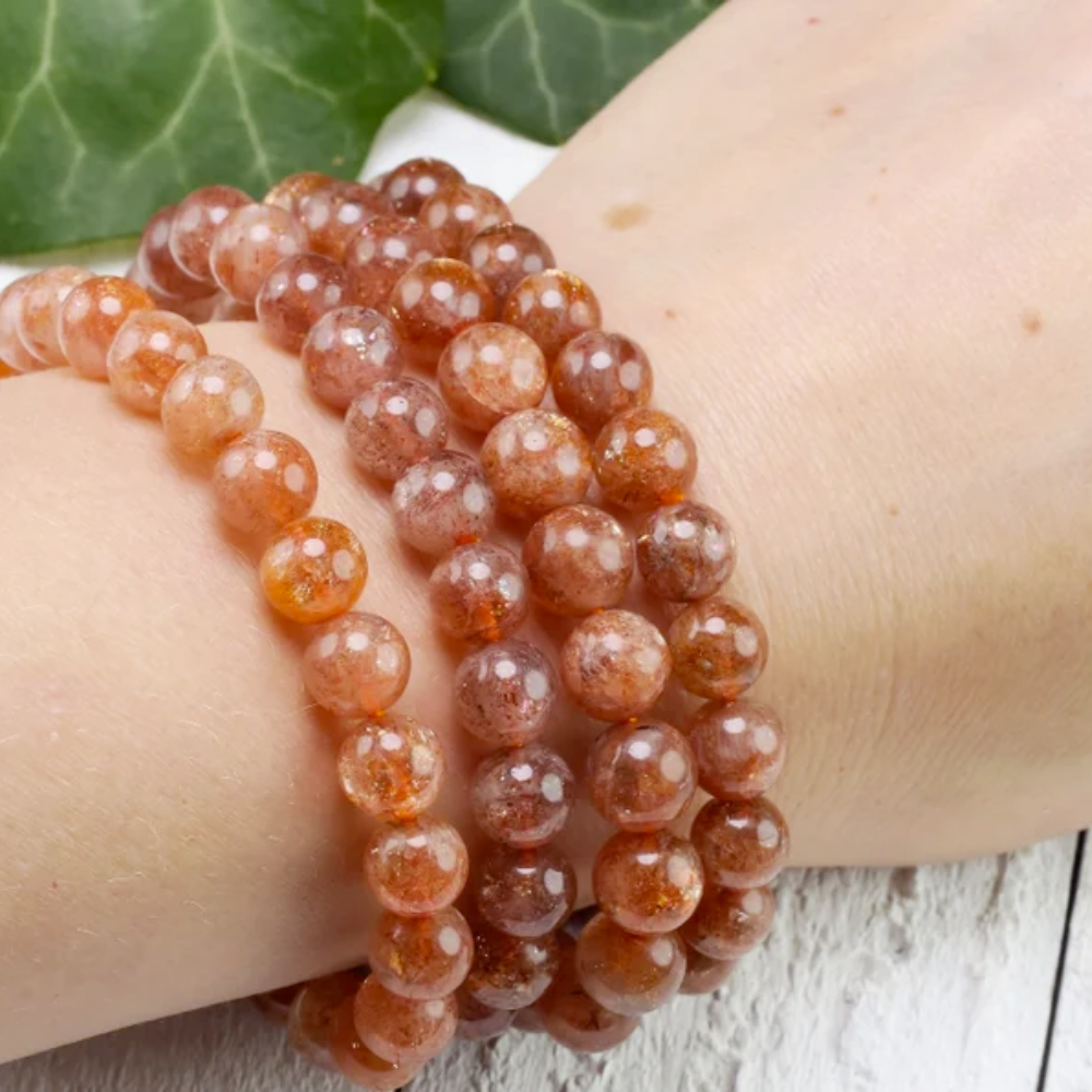 Sunstone Bracelet CHECK Stones Crystal Shop