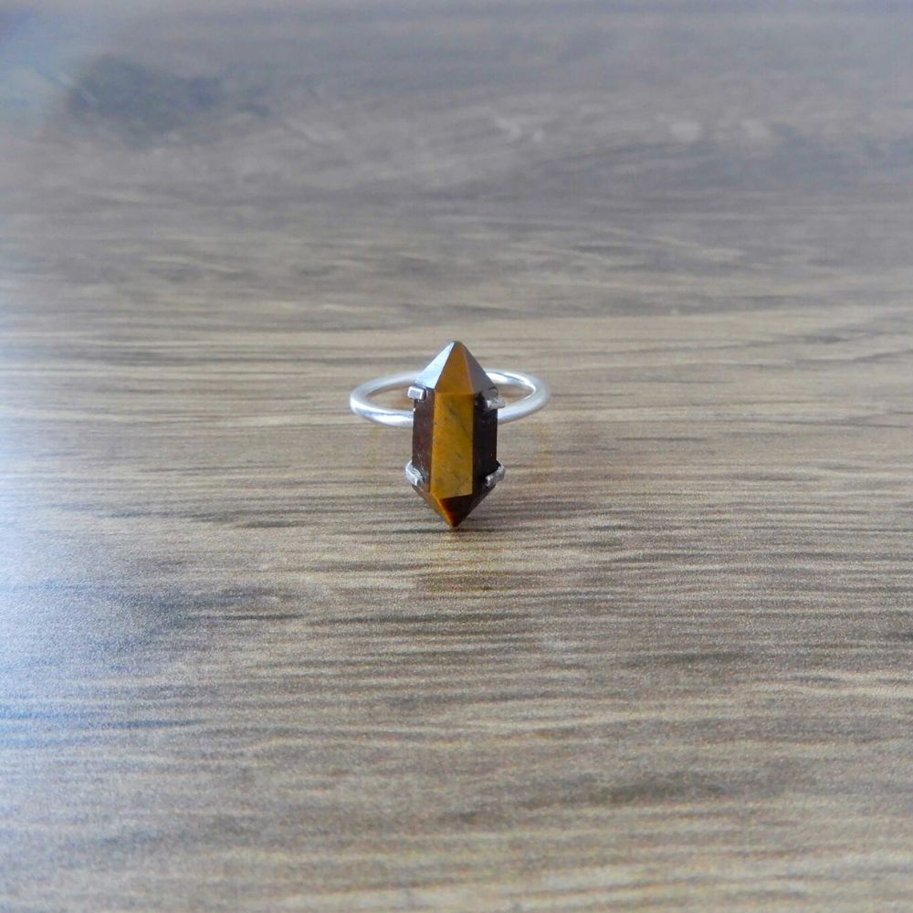 Tiger Eye Ring Stones Crystal Shop