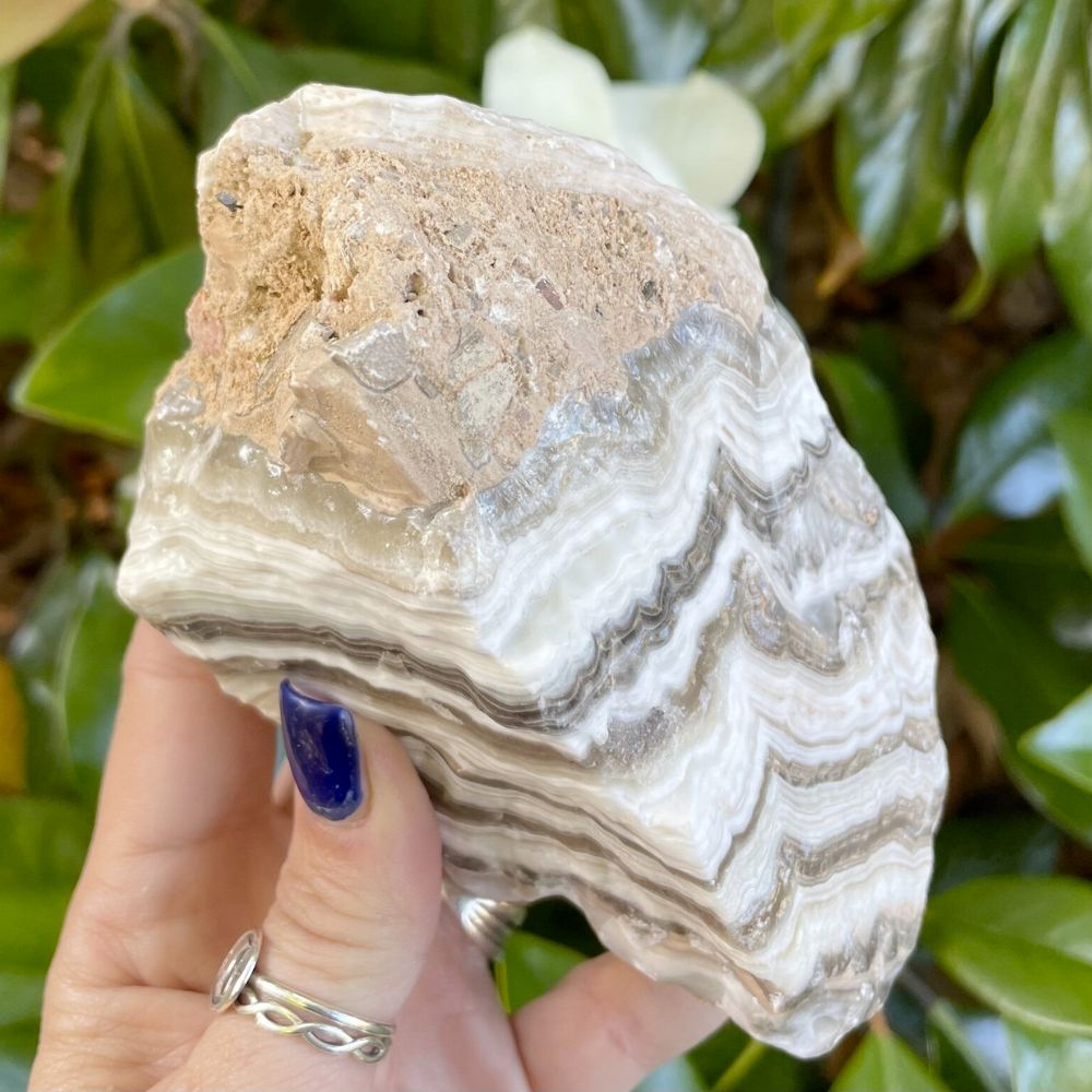 Zebra Phantom Calcite Stones Crystal Shop