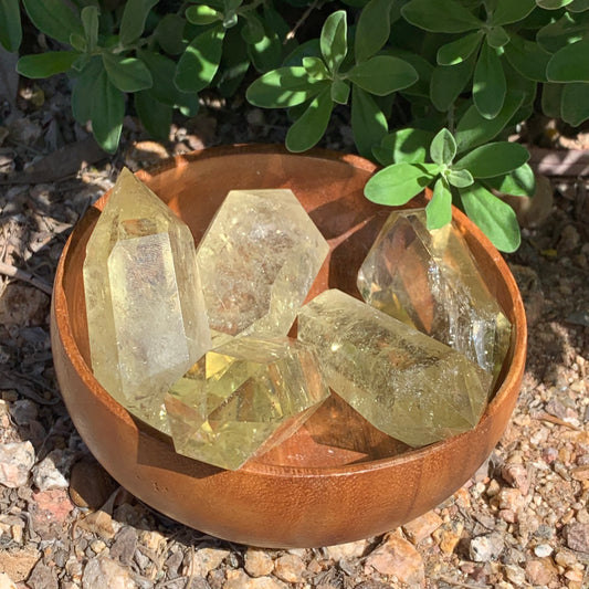 Double Pointed Citrine Calcite - Sizes 2"-4"