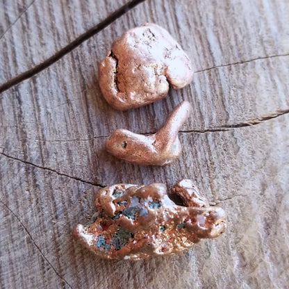 Raw Copper Nuggets - 100% Natural Formation
