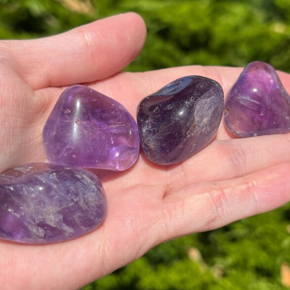 Amethyst Tumbled Stones Stones Crystal Shop