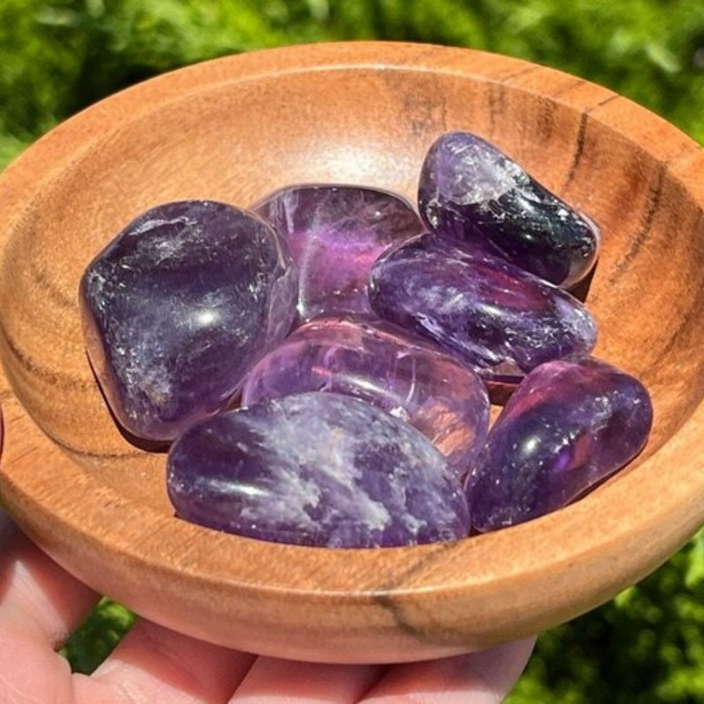 Amethyst Tumbled Stones Stones Crystal Shop