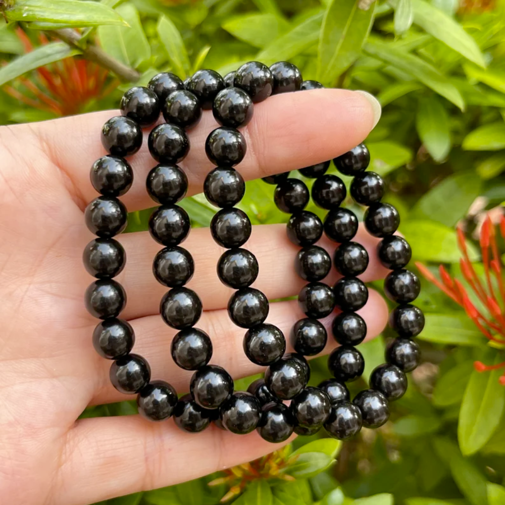 Black Obsidian Bracelet Stones Crystal Shop