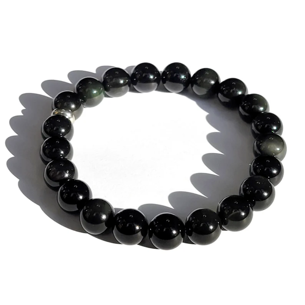 Black Obsidian Bracelet Stones Crystal Shop