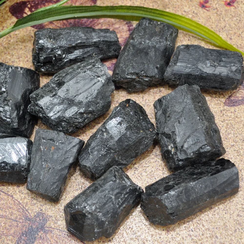 Black Tourmaline Crystal Raw Tourmaline Stone Stones Crystal Shop