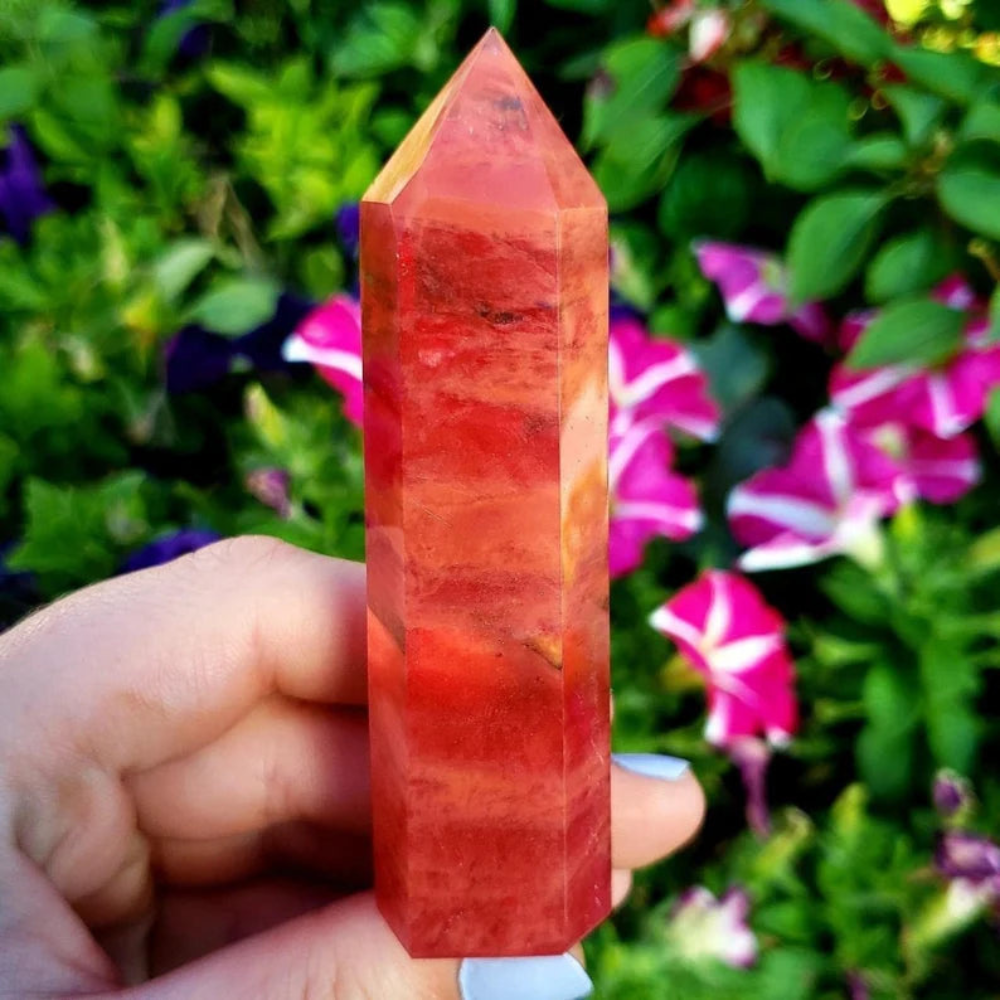 Cherry Quartz Point Stones Crystal Shop