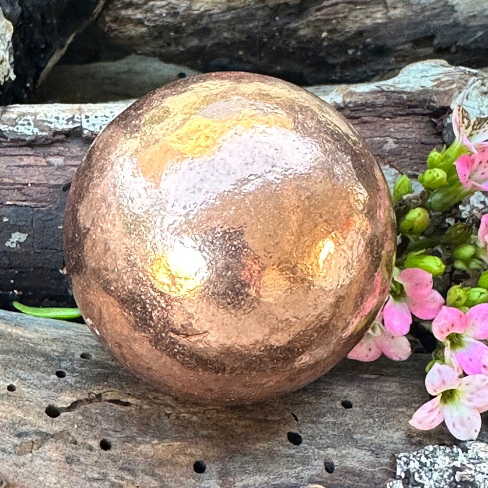 Native Copper Sphere Top Quality 2 Inch Copper Sphere 100% Natural Copper Energizes All ...