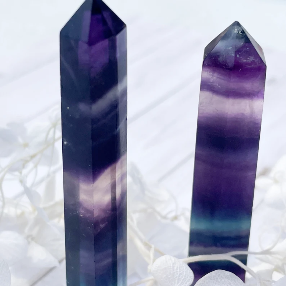 Fluorite Point Tower Stones Crystal Shop