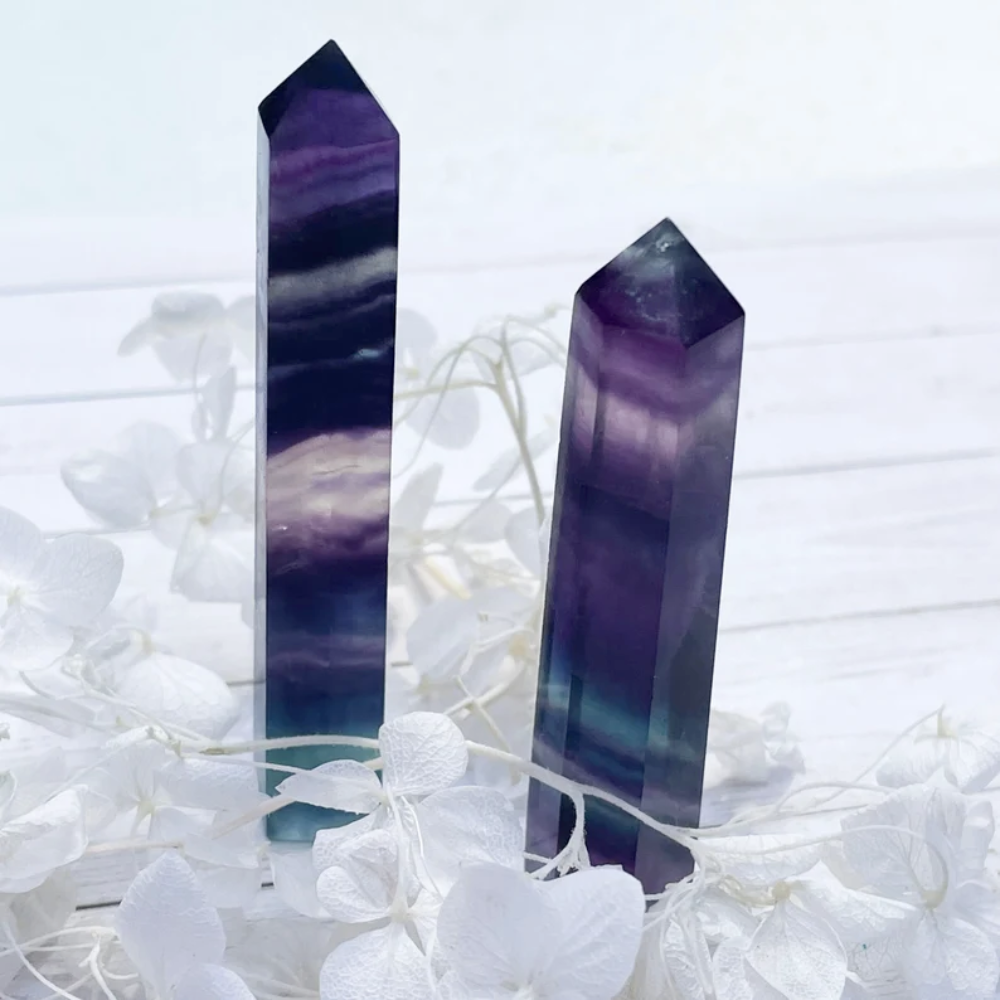 Fluorite Point Tower Stones Crystal Shop