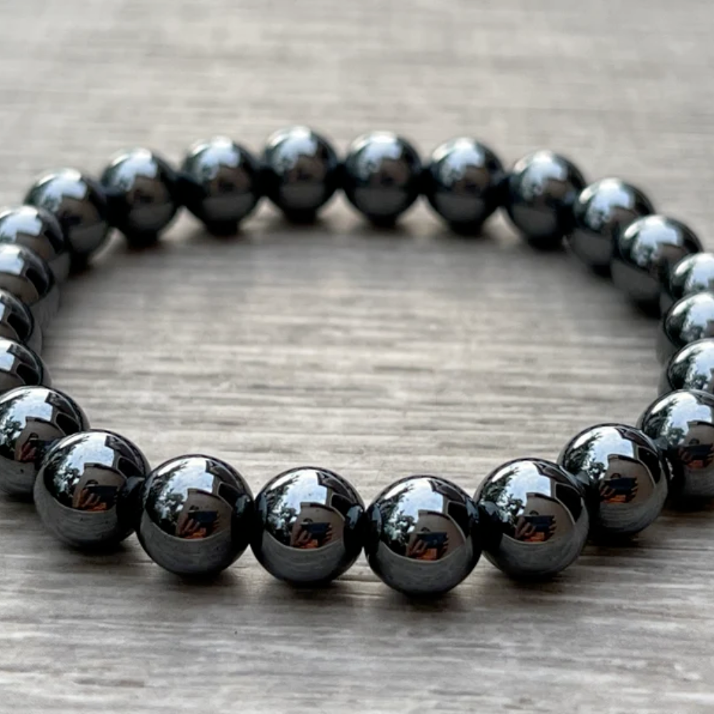 Black Hematite Beads Bracelet | Save 10% on Instant Order | CWOG – Colorful  World Of Gems