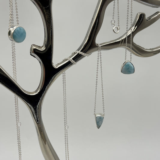 Grade A+ Larimar Necklace - Various designs & shapes! Stones Crystal Shop