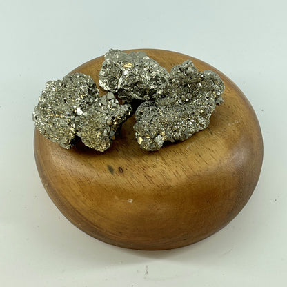 Grade A+ Pyrite Clusters from Peru Stones Crystal Shop