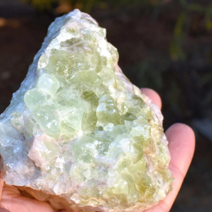 Green Calcite Stones Crystal Shop