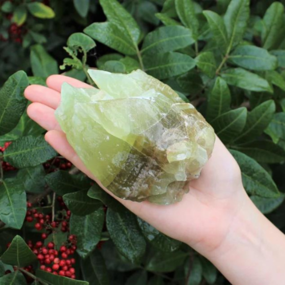 Green Calcite Stones Crystal Shop