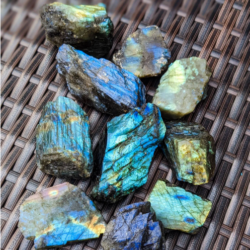 Labradorite Chunks Stones Crystal Shop