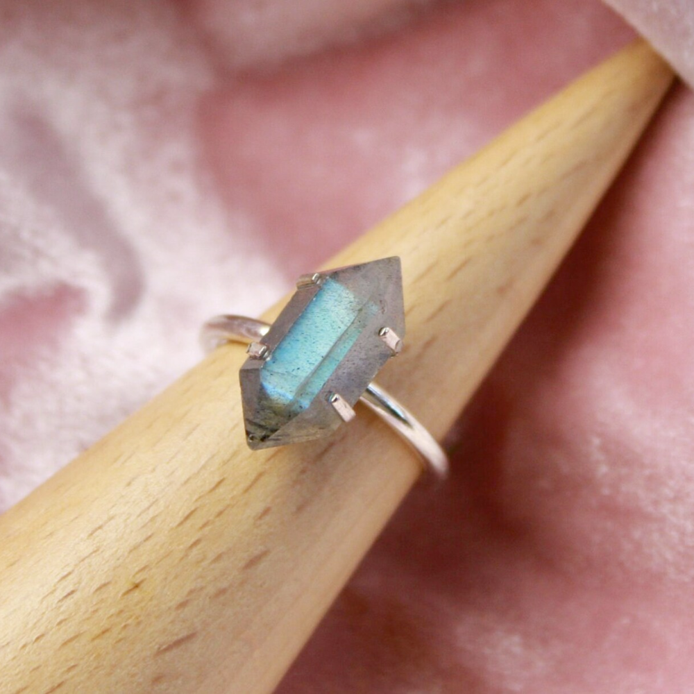 Labradorite Ring Sterling Silver 925 Ring Stones Crystal Shop