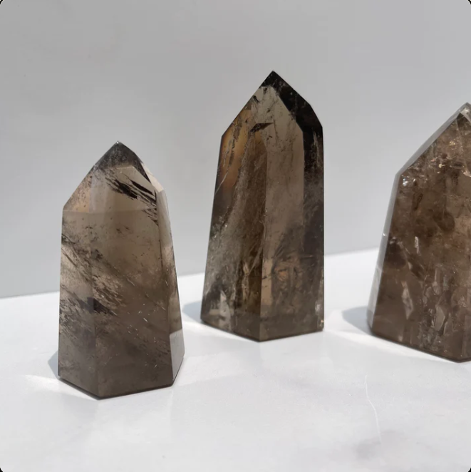 Large Smoky Quartz Towers - Grade A Quality Stones Crystal Shop