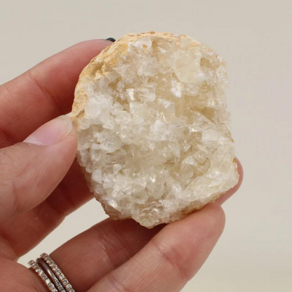 Moroccan Quartz Geode, White Quartz Geode Stones Crystal Shop