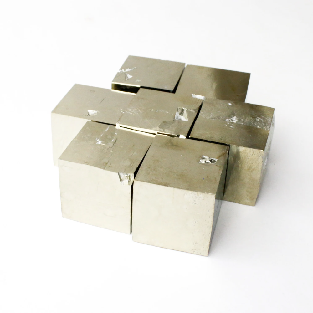 Natural Pyrite Crystal Single Cube from Spain Stones Crystal Shop