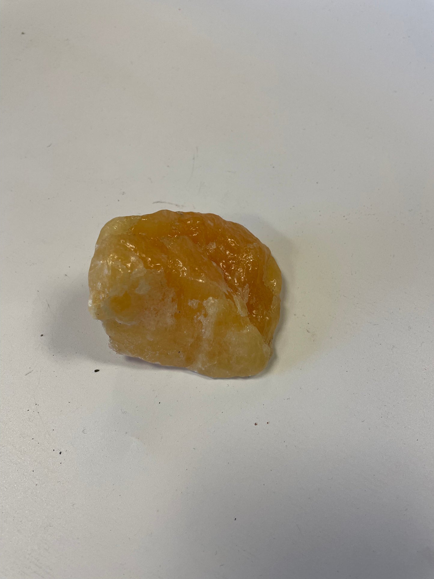 One Natural Orange Calcite Chunk Stones Crystal Shop