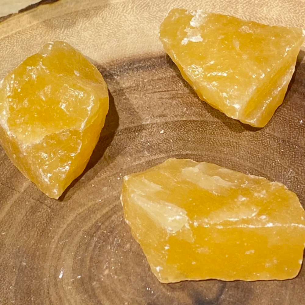 One Natural Orange Calcite Chunk Stones Crystal Shop