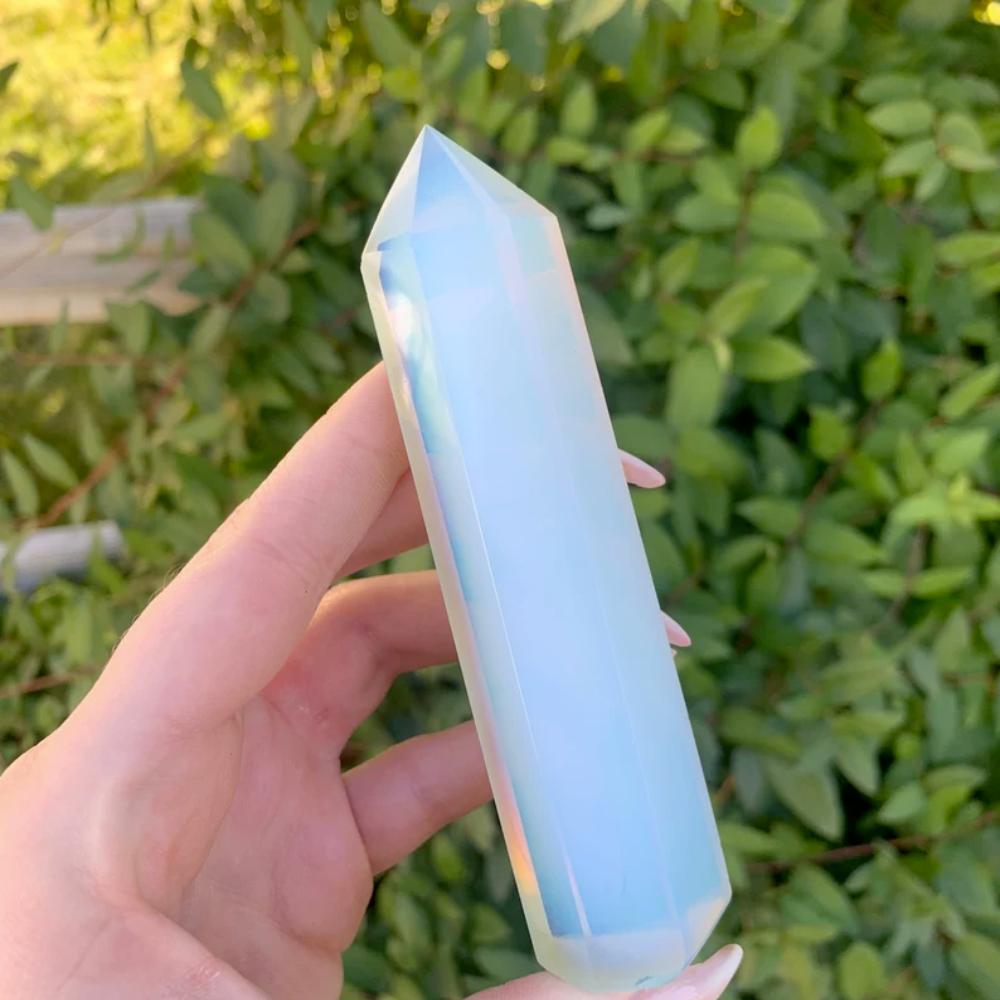 Opalite Tower Point Stones Crystal Shop