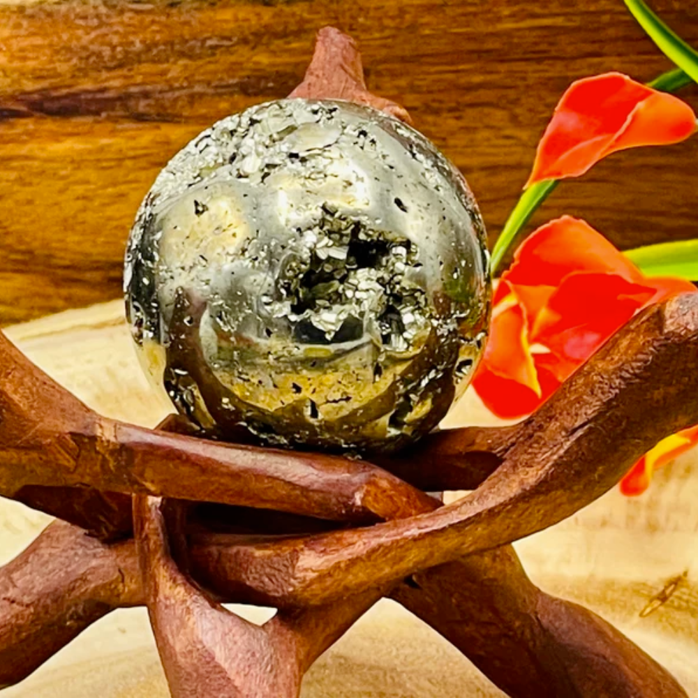 Pyrite Sphere Stones Crystal Shop