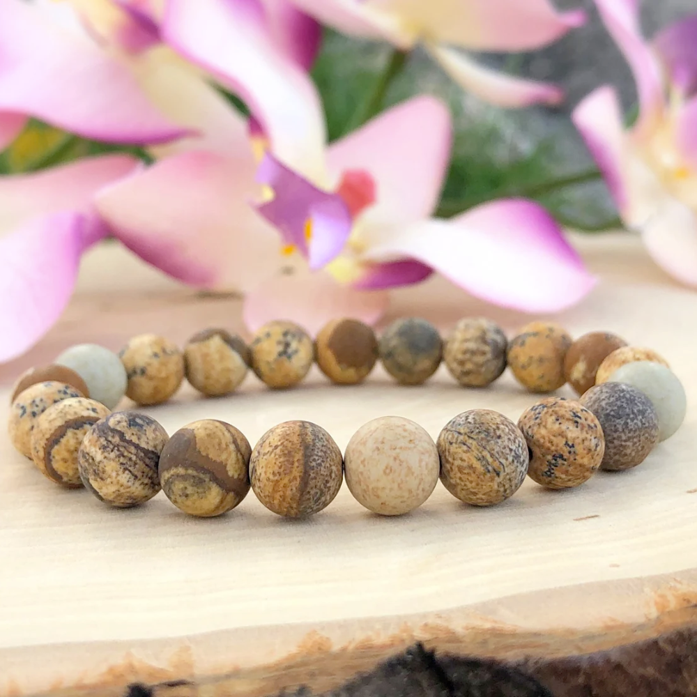 Rare Picture Jasper Bracelet Stones Crystal Shop